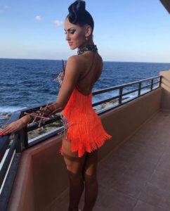 In the new Rest dress @elenanatacheeva shines brighter than the sun of Malta ??